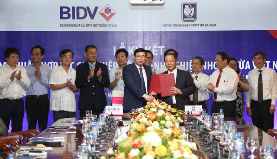 BIDV và VINASME hợp tác hỗ trợ doanh nghiệp vừa và nhỏ bidv va vinasme ky thoa thuan hop tac giai doan 2017 2022