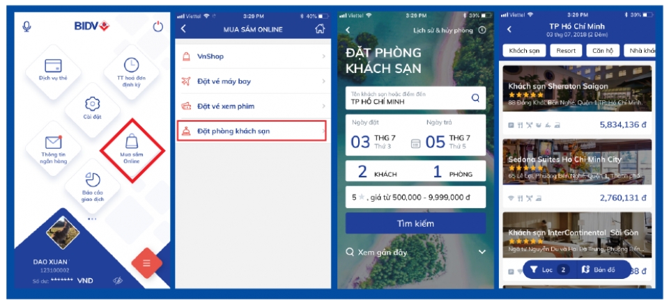 BIDV SmartBanking Booking cực nhanh - Du lịch cực đã bidv smartbanking booking cuc nhanh du lich cuc da