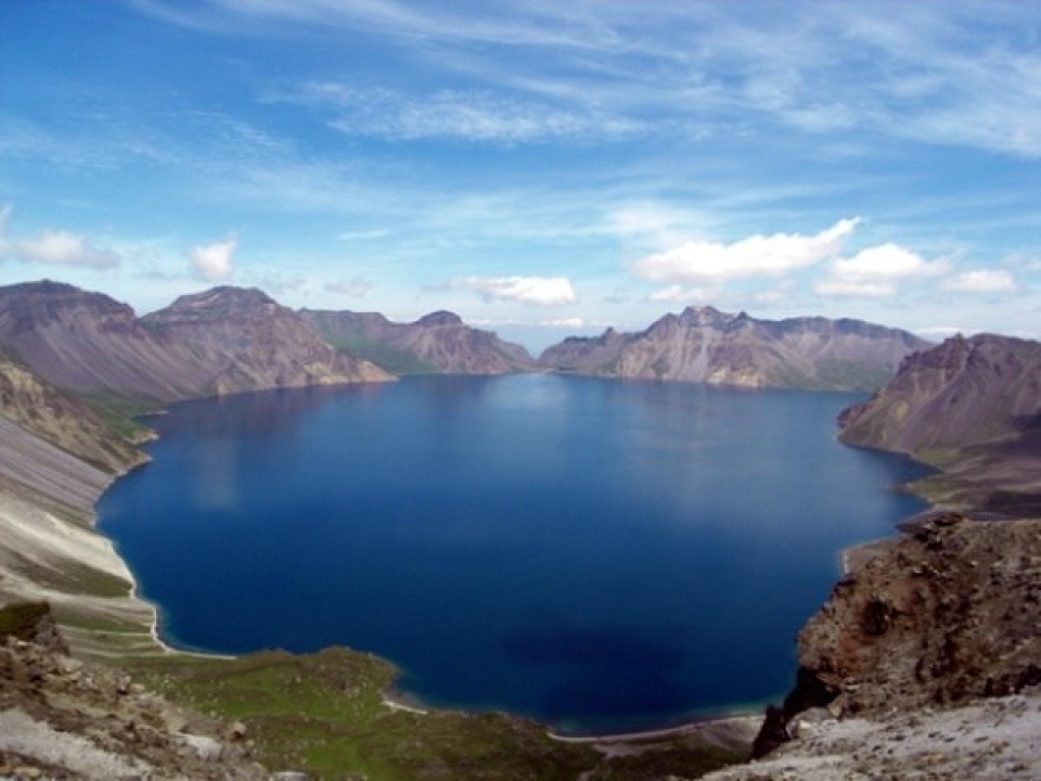 trieu tien lan dau cho du khach nuoc ngoai cam trai o nui baekdu
