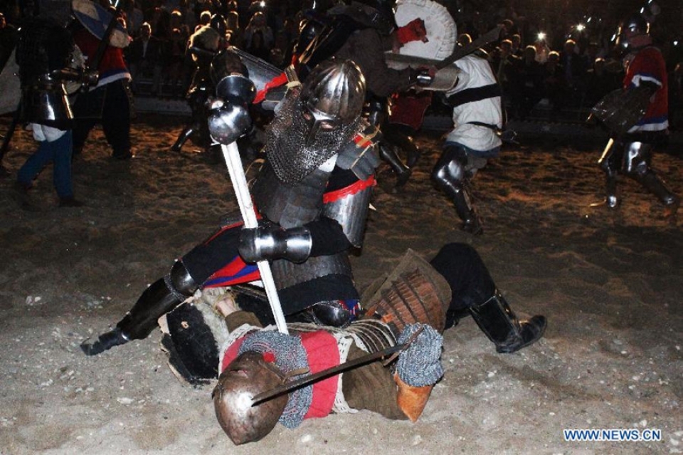 hiep si tai hien cac tran chien thoi trung co chau au o serbia