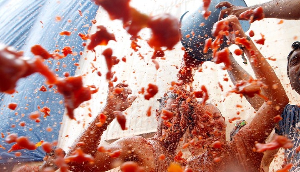 nhung khoanh khac an tuong trong dai chien ca chua lon nhat the gioi