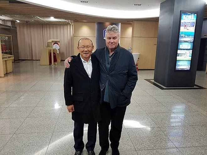 hlv park hang seo dan dat u22 viet nam dau u22 trung quoc cua guus hiddink
