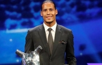 Vượt C.Ronaldo và Messi, Van Dijk giành giải Cầu thủ xuất sắc nhất châu Âu