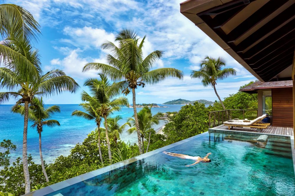 Resort Six Senses Zil Pasyon trên bờ biển rất thơ mộng của Seychelles. (Nguồn: Pinterest) 1347 b87f62517b2a14ef742400fab764acd3