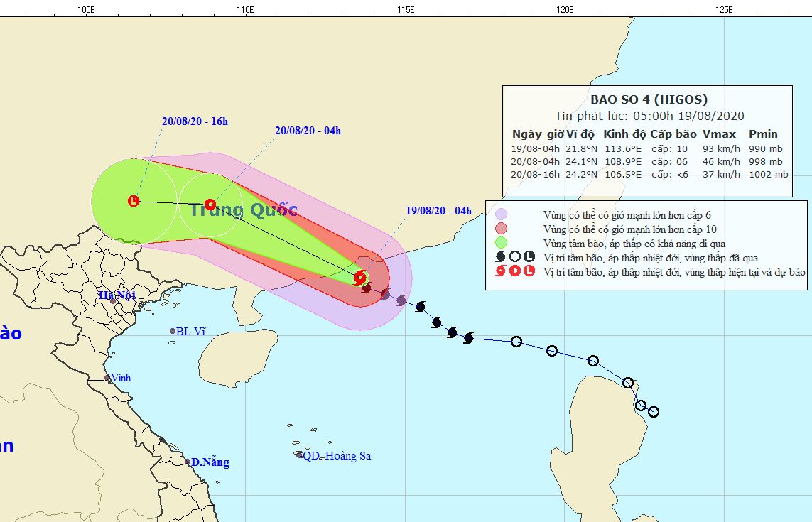 Dự báo thời tiết 3 ngày tới: Bão trên Biển Đông, mưa lớn khu vực Đông Bắc