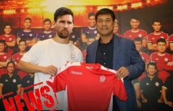 Báo Thái Lan đăng hình ảnh Messi gia nhập… V-League