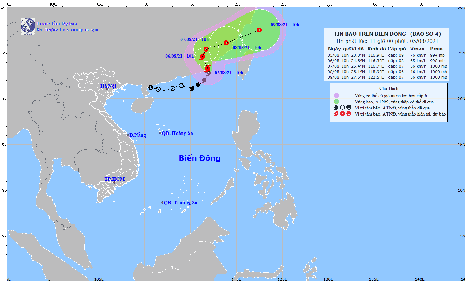 Bão số 4 trên Biển Đông: Tàu thuyền trong vùng nguy hiểm chịu tác động của gió mạnh, sóng lớn và lốc xoáy Bão số 4 trên Biển Đông: Tàu thuyền trong vùng nguy hiểm chịu tác động của gió mạnh, sóng lớn và lốc xoáy