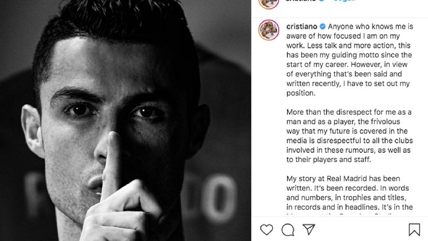 Ronaldo lên tiếng trước những tin đồn về tương lai