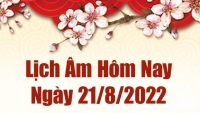 Lịch âm 21/8, âm lịch hôm nay Chủ Nhật ngày 21/8/2022 tốt hay xấu? Lịch vạn niên 21/8/2022