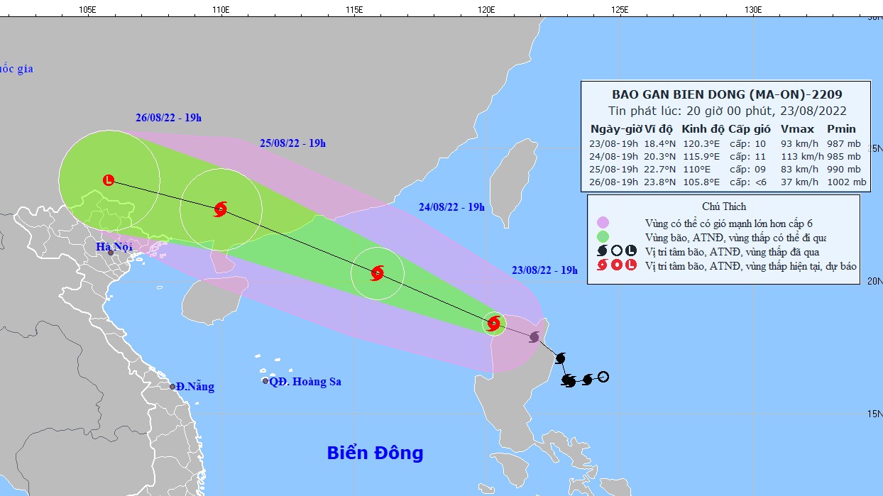 Trung Quốc: Bão Ma-on gây mưa lớn và lũ lụt; hạn hán tiếp diễn tại một số khu vực