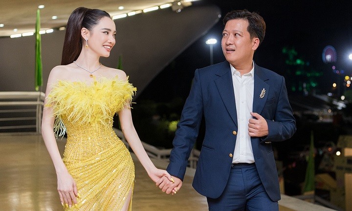 Những hình ảnh đẹp của cặp đôi Nhã Phương - Trường Giang trên thảm đỏ