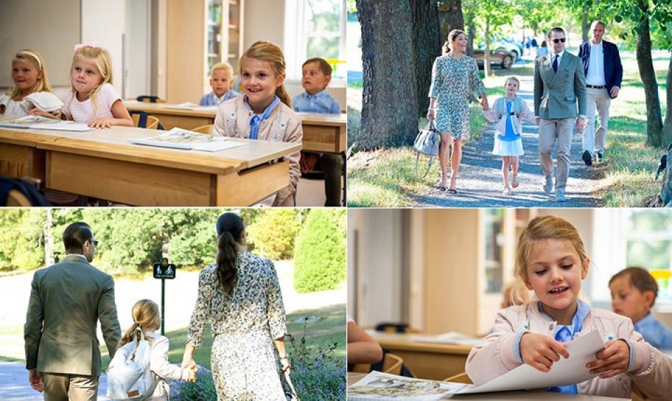 hinh anh dang yeu cua cac hoang tu va cong chua trong ngay dau di hoc