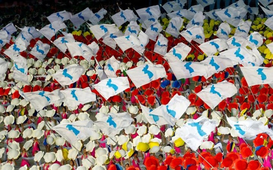 an tuong hinh anh trieu tien tiep don nong hau tong thong han quoc