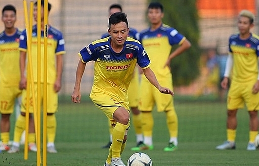 doi tuyen viet nam dau tap noi bo hai tran voi u22 viet nam