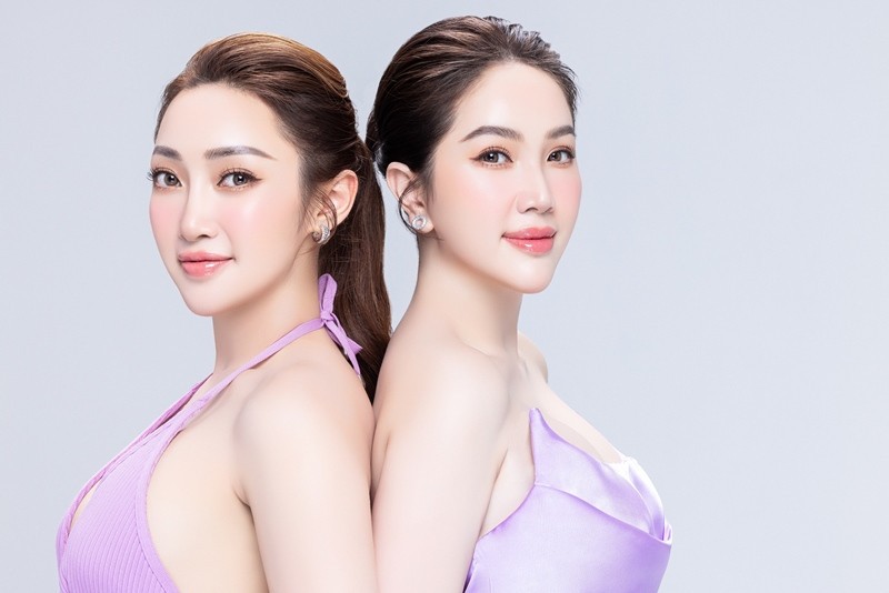 Bảo Thy và vợ diễn viên Chi Bảo - Lý Thuỳ Trang - vừa thực hiện bộ ảnh sinh đôi ầy tươi trẻ và quyến rũ. Dù đã là mẹ một con, những đường cong gợi cảm của 2 bà mẹ một con vẫn thu hút sự chú ý bởi nét tươi tắn đầy nhuận sắc.