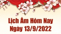 Lịch âm 13/9, xem âm lịch hôm nay Thứ Ba ngày 13/9/2022 là ngày tốt hay xấu? Lịch vạn niên 13/9/2022