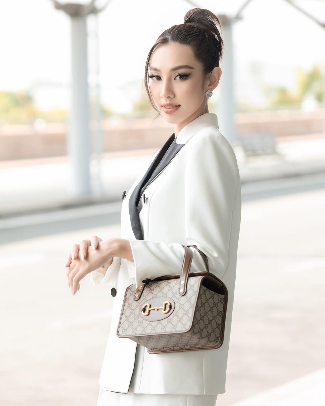 Bộ sưu tập túi Gucci của Hoa hậu Thùy Tiên