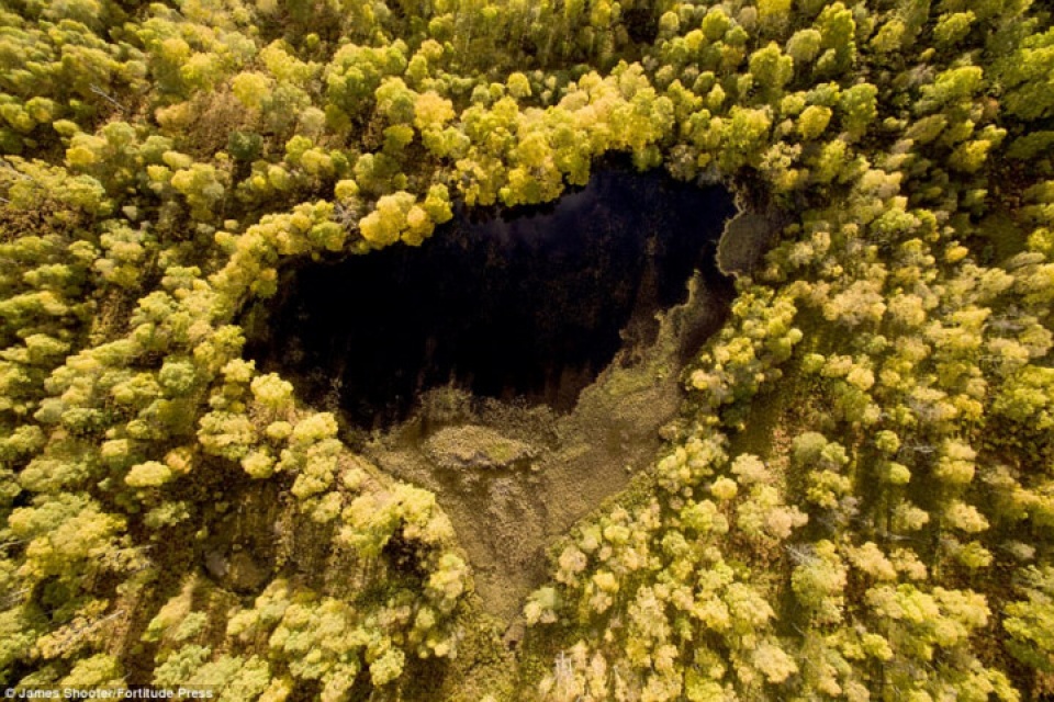 canh mua thu tuyet dep o scotland nhin tu tren cao