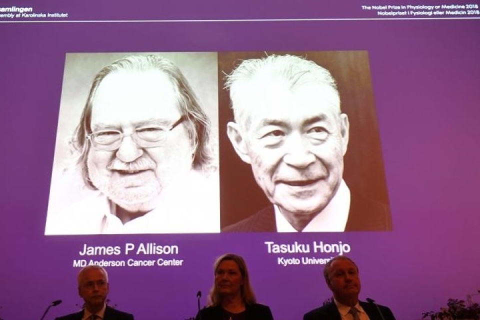 Chủ nhân Nobel 2018 là ai? chan dung nhung nguoi doat giai nobel nam 2018