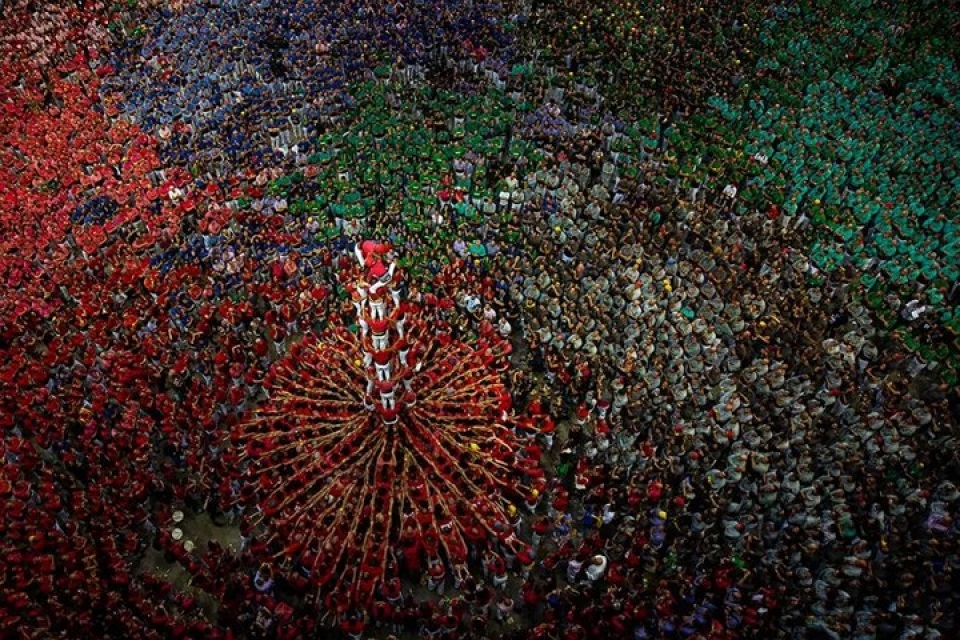 an tuong le hoi xay thap nguoi tai tay ban nha