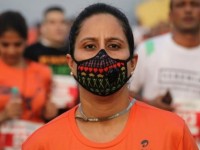 Sóng radio tần số siêu cao giảm ô nhiễm tại Giải chạy New Delhi 2018