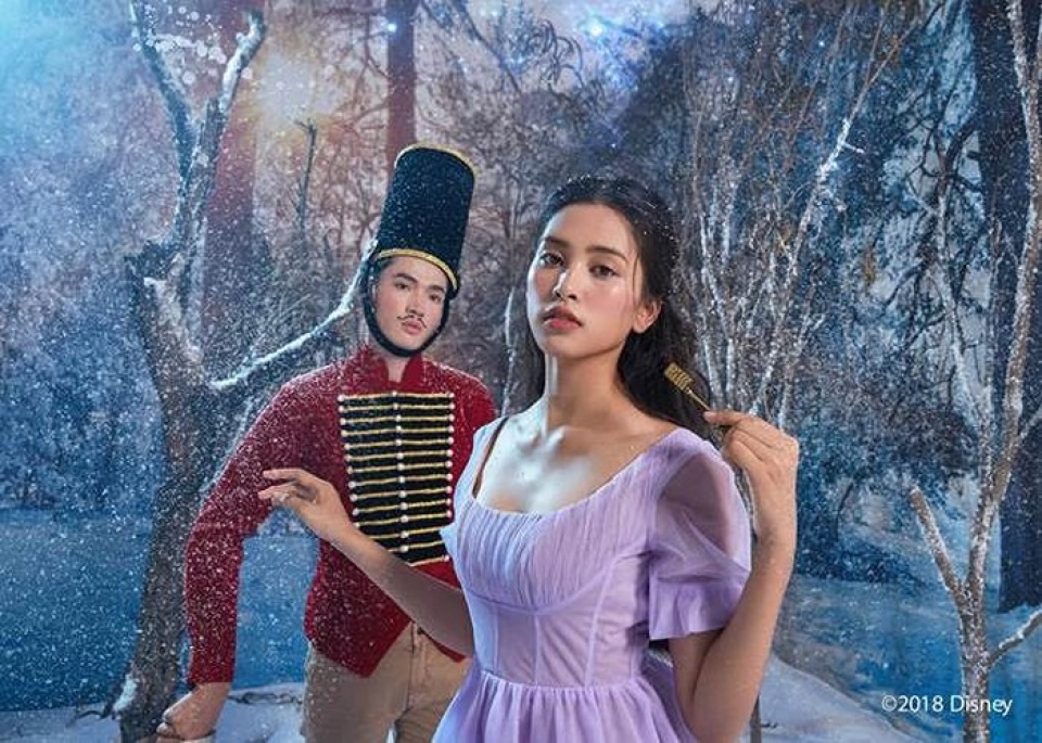 hoa hau tieu vy bat ngo xuat hien tren fanpage chinh thuc cua disney