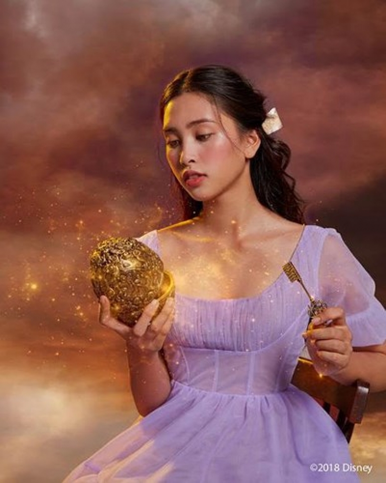 hoa hau tieu vy bat ngo xuat hien tren fanpage chinh thuc cua disney