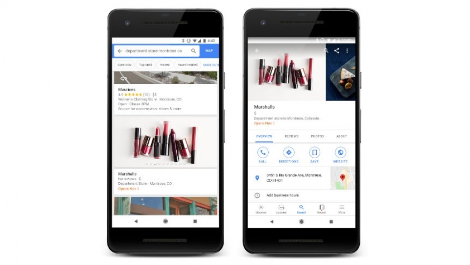 google maps se tro giup cac tho san hang khuyen mai giam gia