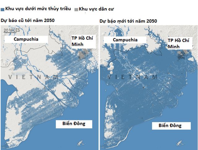 Nghiên cứu cảnh báo nguy cơ phía Nam Việt Nam ngập nước vào năm 2050 nghien cuu canh bao nguy co phia nam viet nam ngap nuoc vao nam 2050