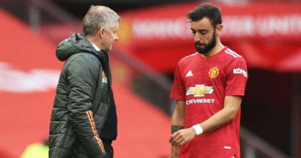 Bruno Fernandes gay gắt về tin đồn mâu thuẫn HLV Solskjaer bruno fernandes gay gat ve tin don mau thuan hlv solskjaer