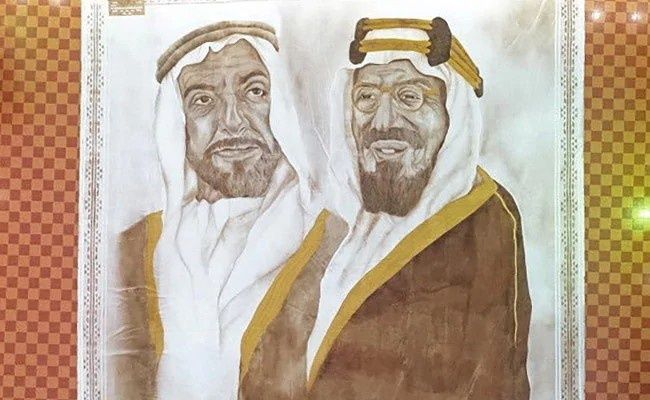 buc tranh lon nhat lam tu ca phe