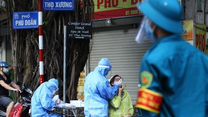 covid19 o ha noi sang 410 them 6 ca mac moi trong do 5 ca lien quan den benh vien viet duc