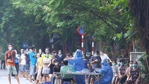 trua 710 ha noi them 2 ca mac covid19 la nguoi nha cham benh nhan tai benh vien viet duc