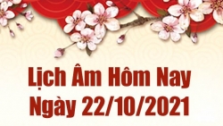 Lịch âm 22/10, Xem âm lịch hôm nay thứ Sáu ngày 22/10/2021 chính xác nhất. Lịch vạn niên