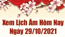 Lịch âm 29/10, Xem âm lịch hôm nay Thứ Sáu ngày 29/10/2021 chính xác nhất. Lịch vạn niên