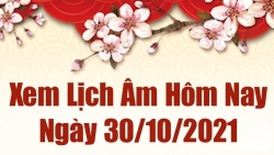 Lịch âm 30/10/2021, Xem âm lịch hôm nay Thứ Bảy ngày 30/10/2021. Lịch vạn niên