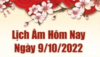 Lịch âm 9/10, âm lịch hôm nay Chủ Nhật ngày 9/10/2022 là ngày tốt hay xấu? Lịch vạn niên 9/10/2022