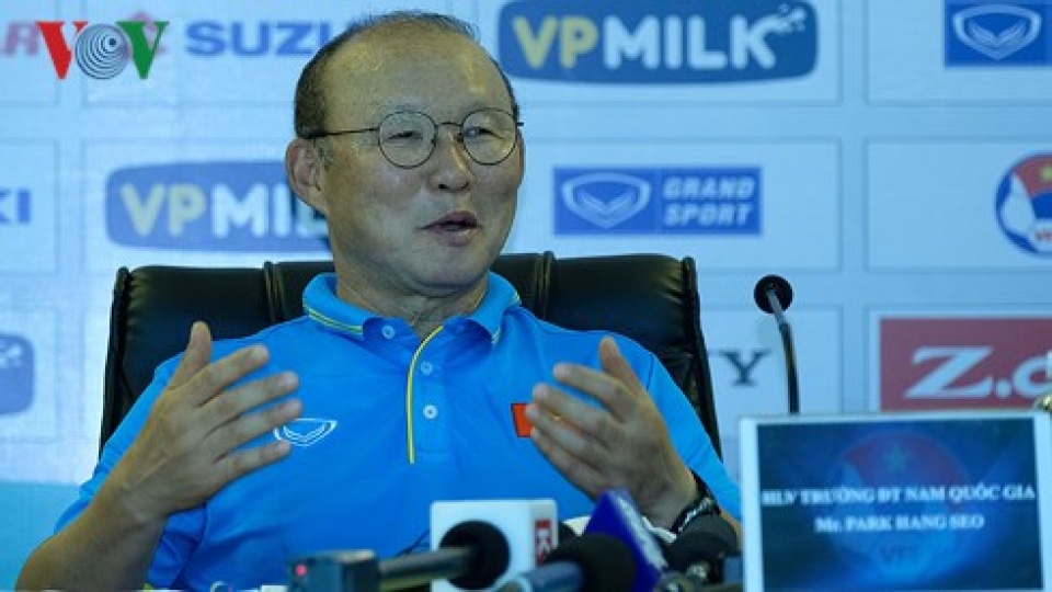 hlv park hang seo chot danh sach u23 viet nam