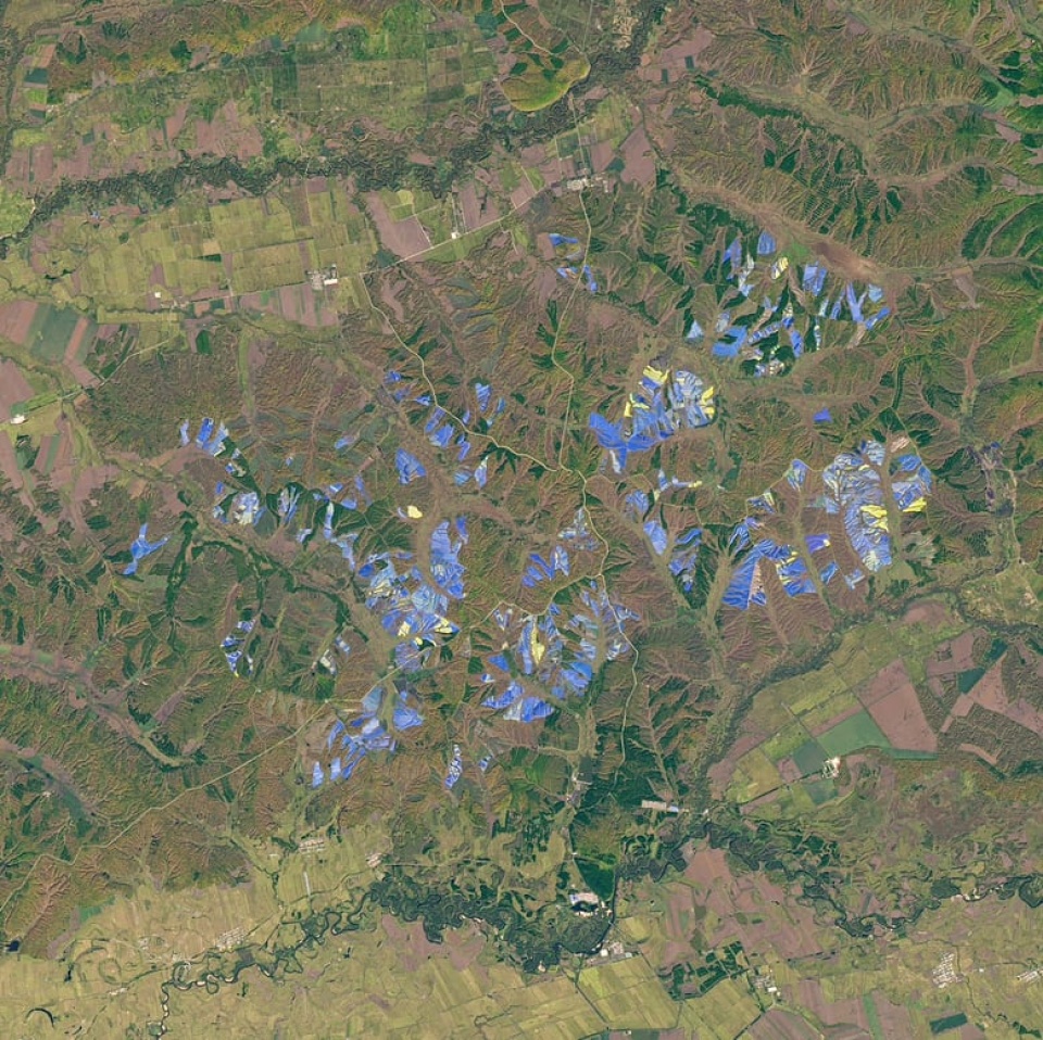 trai dat nhung hinh anh song dong nhin tu ve tinh