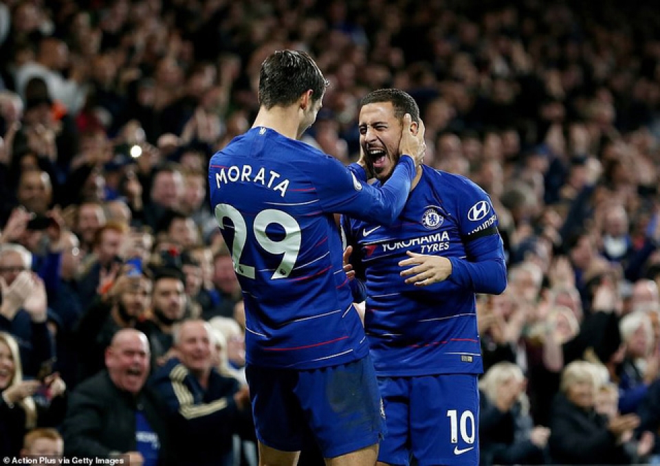 Morata thăng hoa đưa Chelsea lên vị trí nhì bảng morata thang hoa dua chelsea len vi tri nhi bang
