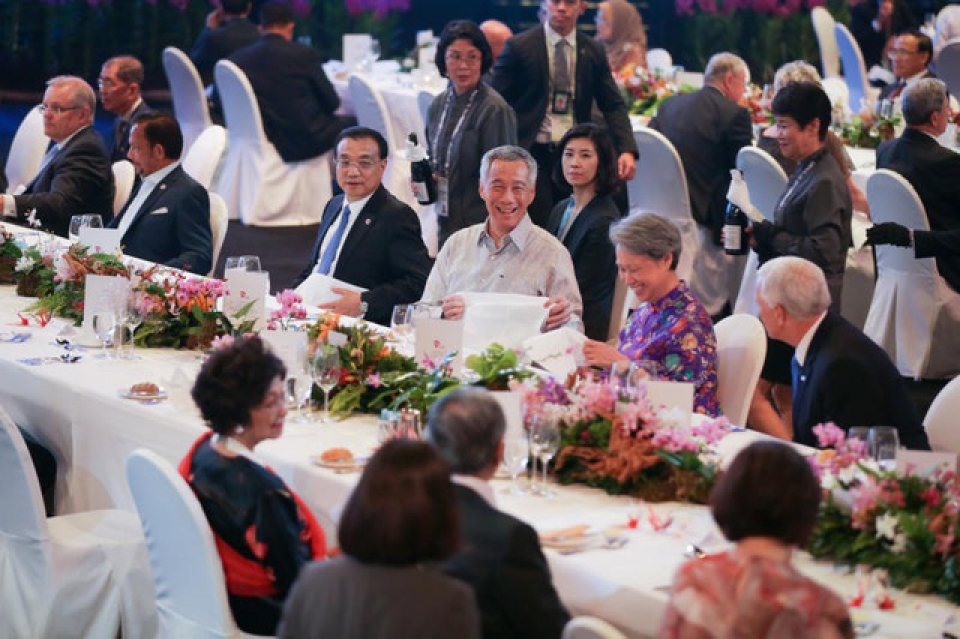 nhung ngay hop ban ron cua cac nha lanh dao the gioi tai singapore