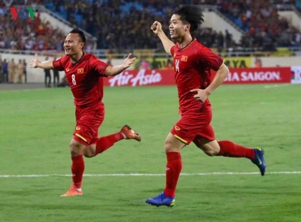 aff cup 2018 nhung cau thu dt viet nam tung ghi ban vao luoi myanmar