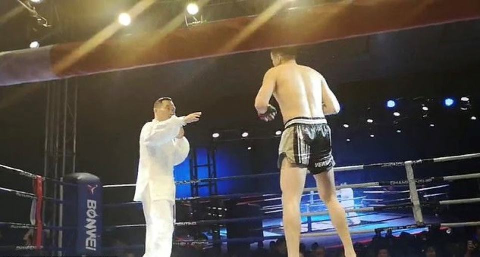 vo si kickboxing tung mot dam ha do van cao thu thai cuc quyen