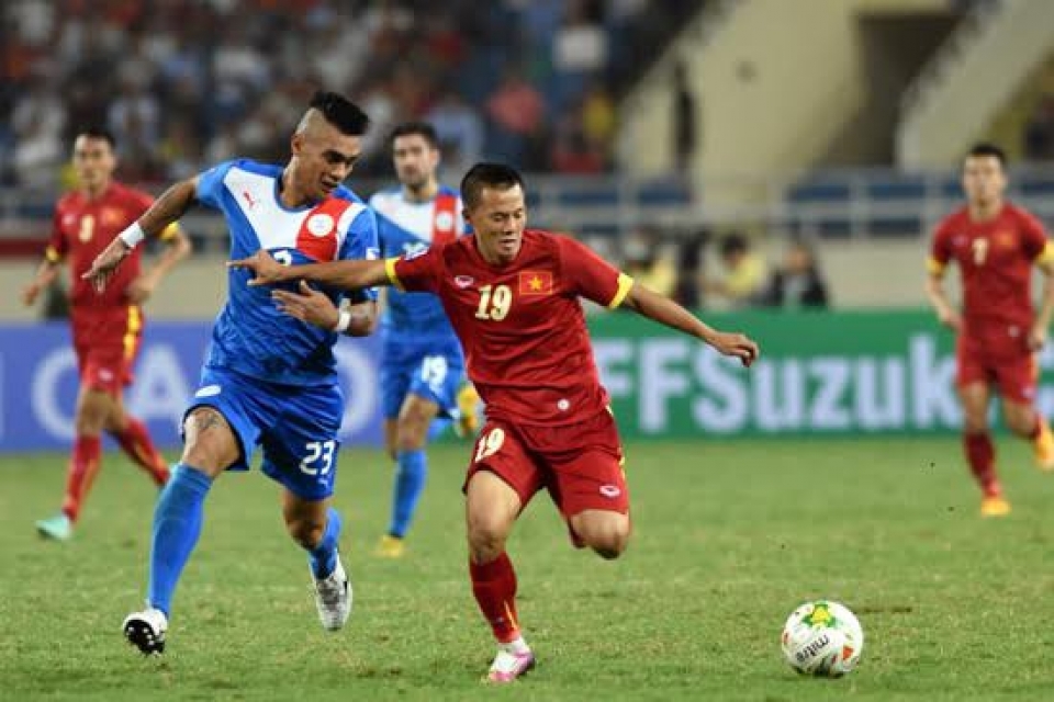 aff cup lich su doi dau cua doi tuyen viet nam va philippines