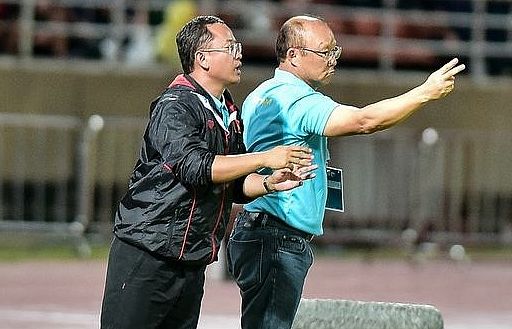 bao indonesia ham nong cuoc dau duyen no giua thay park va hlv doi thai lan