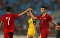 duc chinh lap hattrick u22 viet nam thang dam u22 brunei