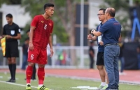 hlv park hang seo chiu doi gan 10 tieng theo doi u22 lao u22 thai lan