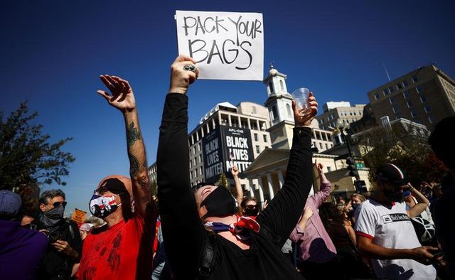 bau cu my 2020 nu cuoi va nuoc mat cua cu tri my sau chien thang cua ong joe biden