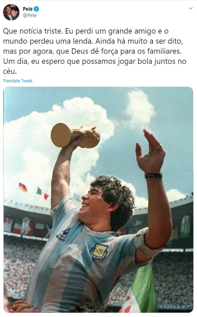 Thế giới bóng đá dành lời tri ân đến Maradona Thế giới bóng đá dành lời tri ân đến Maradona