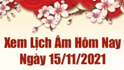 Lịch âm 15/11, Xem âm lịch hôm nay Thứ Hai ngày 15/11/2021 chính xác nhất. Lịch vạn niên